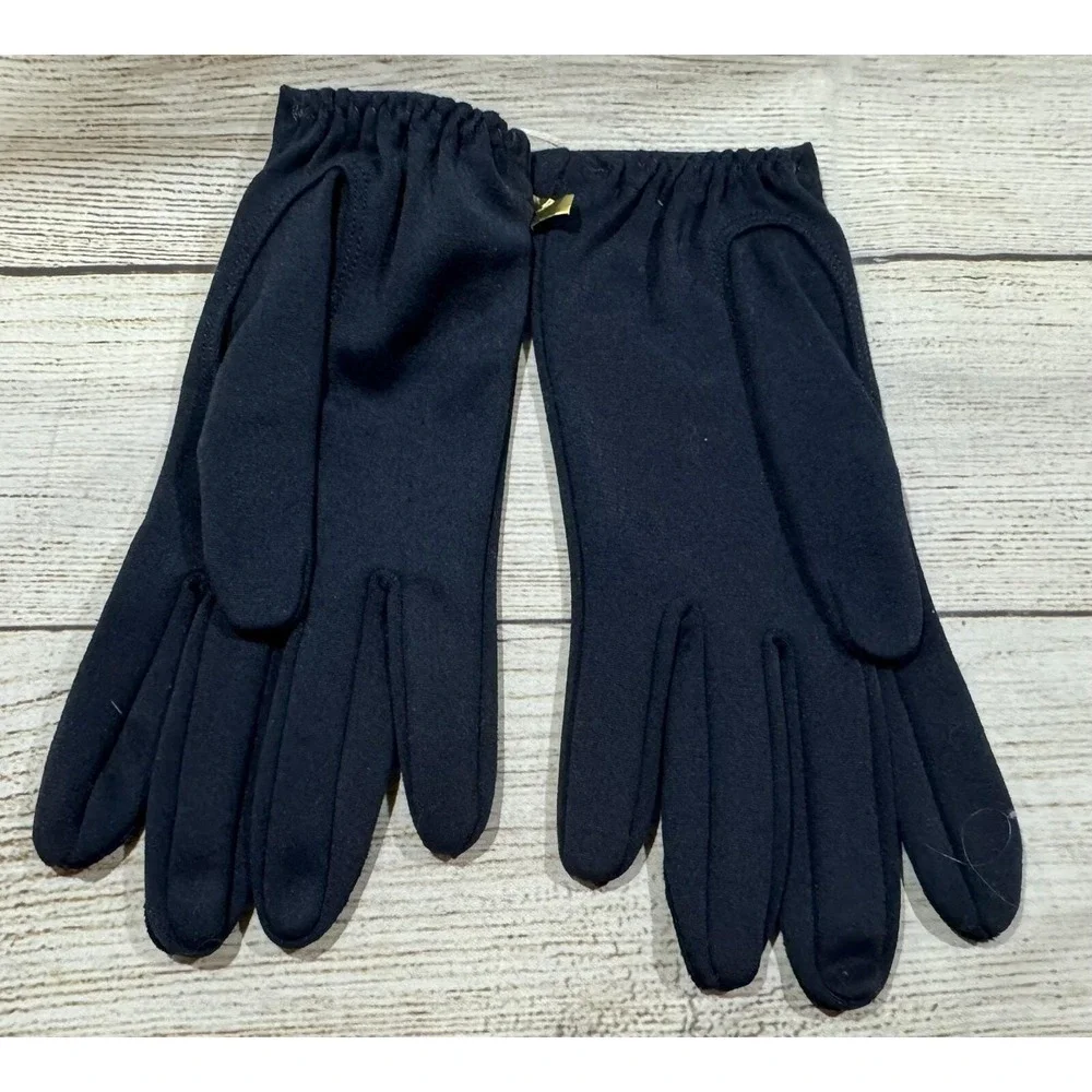 Vintage NOS Kayser Magic Motion Gloves Navy Blue w/ Original Tag TubE